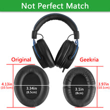 画像をギャラリービューアに読み込む, Geekria イヤーパッド QuickFit 互換性 パッド HyperX Cloud Alpha Gaming ヘッドホンに対応 パッド イヤー / イヤーカップ (プロテインレザー / ブラック)
