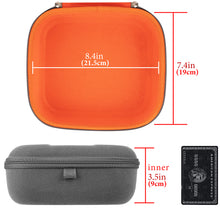 画像をギャラリービューアに読み込む, Geekria ケース 互換性 Shield ヘッドホンケース ハードケース 旅行用 ハードシェルケース アーカーゲー AKG K 240, K 92, Q701, K 712 Pro, K 702, K 701, N90Q, K 553 に対応 収納ポーチ付き (ダークグレー)
