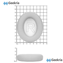 画像をギャラリービューアに読み込む, Geekriaイヤーパッド QuickFit 互換性 パッド アンカー Anker Soundcore Life Q20, Q20+, Q20i, Life 2 (Not Fit for Life 2 Neo) ヘッドホンに対応 イヤパッド/イヤークッション/イヤーカッププロテインレザー ( グレー)
