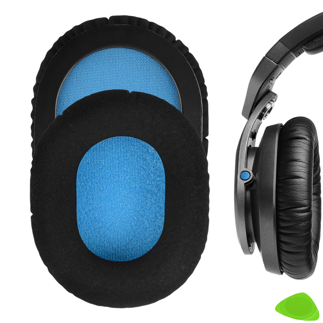 Geekria イヤーパッド Comfort 互換性 パッド ゼンハイザー Sennheiser HD8 DJ, HD6 Mix, HD7 DJ ヘッドホンに対応 イヤパッド/イヤークッション/イヤーカップ (ラミネート生地 / ブラック)