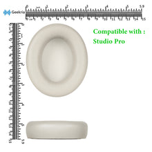 画像をギャラリービューアに読み込む, Geekria イヤーパッド QuickFit 互換性 パッド ビーツバイドクタードレ Beats Studio Pro ヘッドホンに対応 パッド イヤー / イヤーカップ プロテインレザー (柔らかい砂色)
