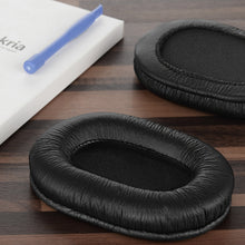 画像をギャラリービューアに読み込む, Geekria イヤーパッド QuickFit 互換性 パッド ソニー SONY MDR-7506, MDR-V6, MDR-CD900ST ヘッドホンに対応 パッド イヤー / イヤーカップ (レザーレット/ブラック)
