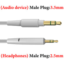 画像をギャラリービューアに読み込む, Geekria ケーブル 互換性 オーディオコード ボーズ Bose Bose QC Ultra, QuietComfort, QC SE, QC 45, QC 35 II, QC 35, headphones 700 ヘッドホンケーブル、2.5mmに適合する 1.2 m
