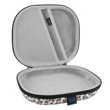 画像をギャラリービューアに読み込む, Geekria ケース Sheild ヘッドホンケース 互換性 ハードケース 旅行用 ハードシェルケース ジェイビーエル JBL Tune 510BT, Tune 660NC, Tune 560BT, Tune 520 BT, Tune 500BT, Jr 310BT に対応 収納ポーチ付き (ヒョウ柄 / レザー)
