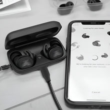 画像をギャラリービューアに読み込む, Geekria PUレザー 充電ケーブル 互換性 Type-C 充電コード USB to USB-C ジェイバード JayBirdVISTA 2, JBD-VST-001, VISTA に対応 (黒 / 30cm 2パック)

