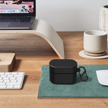 画像をギャラリービューアに読み込む, Geekria シリコン カバー 互換性 カバー Denon AH-C630W 対応 True Wireless Earbuds 充電ケース充電ケースカバー 外装カバー キーホルダーフック付き 充電ポートアクセス可能 (Black)
