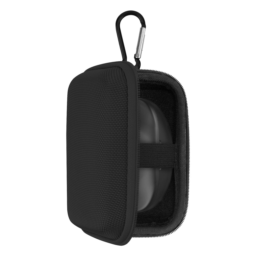 Geekria ケース Shield ヘッドホンケース 互換性 ハードケース 旅行用 ハードシェルケース トリビット Tribit MoveBuds H1 Wireless Bluetooth Earbuds に対応 収納ポーチ付き (ブラック)