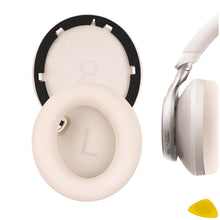 画像をギャラリービューアに読み込む, Geekria イヤーパッド QuickFit 互換性 パッド アンカー Anker Soundcore Space One ヘッドホンに対応 パッド イヤー / イヤーカップ プロテインレザー (オフホワイト)
