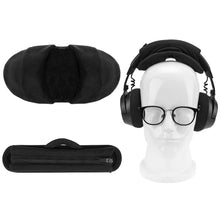 画像をギャラリービューアに読み込む, Geekria ヘッドバンドカバー + パッド セット ミディアムヘッドセット ボーズ Bose QC 45, QC 35 II, ビーツバイドクタードレ Beats Studio Pro, ソニー Sony WH-1000XM6, 1000XM5, オーディオテクニカ ATH-M50x に対応 ヘッドホンパッド Velour Pad ( ブラック / M )
