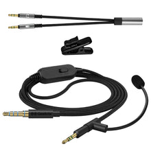 画像をギャラリービューアに読み込む, Geekria クリップマイク コンデンサーマイク ピンマイク ミニマイク クリップ式 スマホマイク ヘッドホンケーブル ゲームおよび会議用ジェイビーエル JBL Tune 770NC, Live 500BT ヘッドセットと互換性があり 2.5mm ブームマイク付き 交換コード音量/ミュートコントロール（170 cm）
