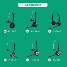 画像をギャラリービューアに読み込む, Geekria イヤーパッド Comfort 互換性 パッド ジャブラ Jabra Pro 9400/ 9450/ 9460/ 9465/ 9470/ 920/ 925/ 929/ 930/ 935ヘッドホンに対応 パッド イヤー / イヤーカップ メモリーフォーム (黒)

