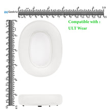 画像をギャラリービューアに読み込む, Geekria イヤーパッド QuickFit 互換性 パッド ソニー Sony ULT WEAR, WH-ULT900N ヘッドホンに対応 パッド イヤー / イヤーカップ プロテインレザー (白)
