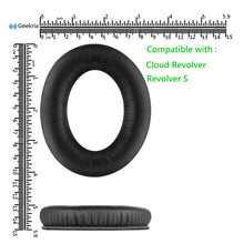 画像をギャラリービューアに読み込む, Geekria イヤーパッド QuickFit 互換性 パッド HyperX Cloud Revolver, Cloud Revolver S Gaming Headset ヘッドホンに対応 パッド イヤー / イヤーカップ ( プロテインレザー / ブラック )
