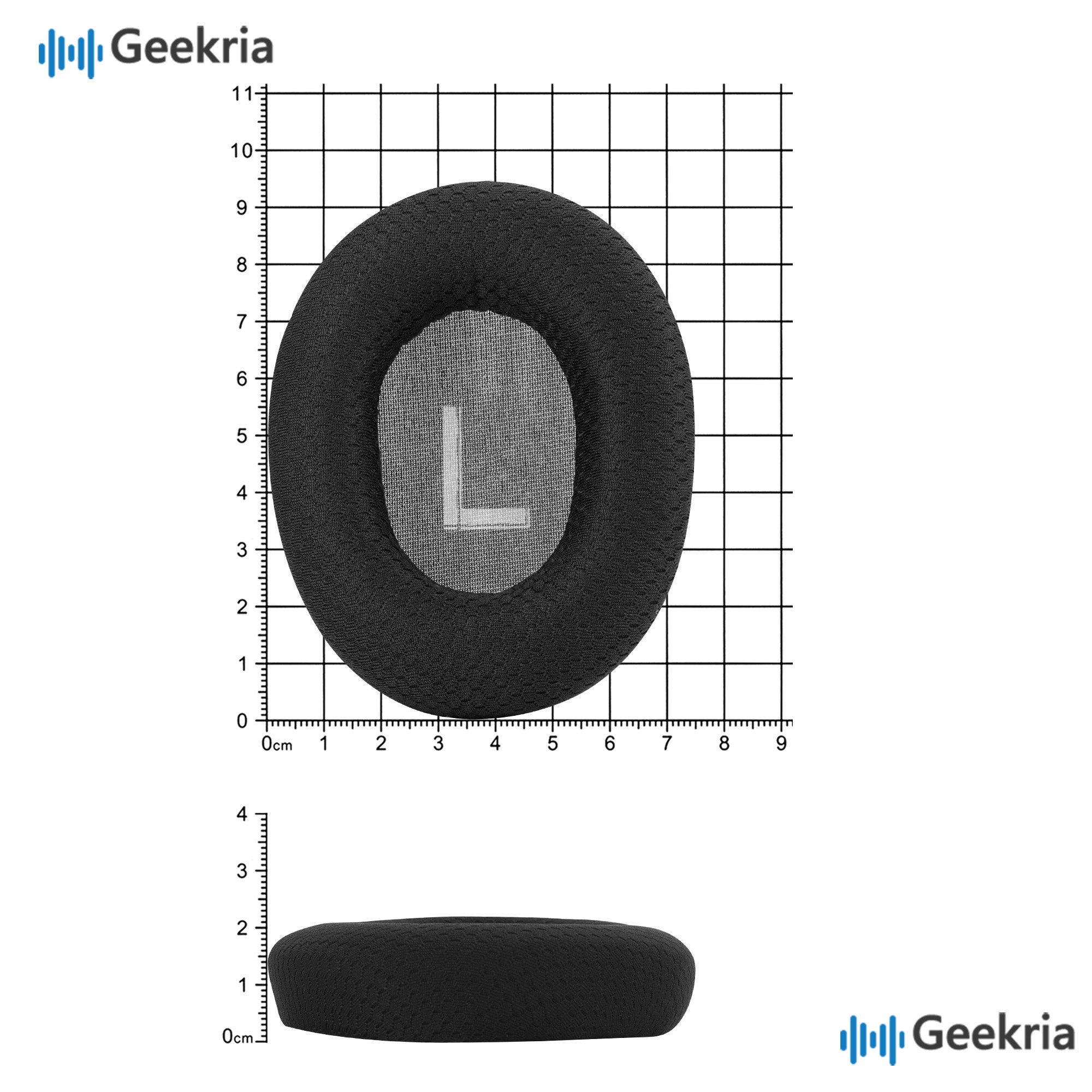 Geekria イヤーパッド QuickFit 互換性 パッド スティールシリーズ