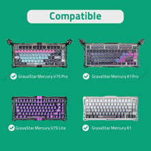 画像をギャラリービューアに読み込む, Geekria キーボード キャリングバッグ GravaStar Mercury K1/ Mercury K1 Pro/ K1 Lite/ V75 Pro/ V75 Lite/ V75 HE/ V75 Pro HEと互換性あり EVA ハードシェル トラベル 交換ケース (ダークグレー)
