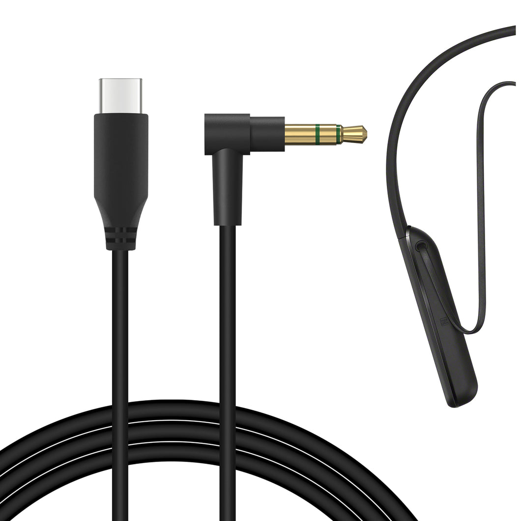Geekria ケーブル USB-C Digital to Audio 互換性 オーディオコードソニー Sony WI-1000XM2 Xperia, ファーウェイ Huawei, シャープ Sharp Aquos, HTC, シャオミ Xiaomi ヘッドホンケーブル Type-C に適合する 1.2m