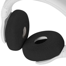 画像をギャラリービューアに読み込む, Geekria カバー 2 ペア 互換性 イヤーパッドカバー (SGS認証済) 劣化防止、防塵 ヘッドホン交換用 ストレッチニット 4-8CM ヘッドホン用 洗濯可 (Small / ブラック)
