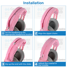 画像をギャラリービューアに読み込む, Geekria カバー 互換性 伸縮素材ヘッドバンドカバー レイザー Raser Kraken Pro V2, 7.1 V2, Ultimate, Tournament Edition ヘッドホンに 対応 簡単に装着 工具不要
