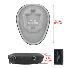 画像をギャラリービューアに読み込む, Geekria ケース Shield ヘッドホンケース 互換性 ハードケース 旅行用 ハードシェルケース ソニー Sony, LG, ジャブラ Jabra, Bluenin, FKANT, COULAX に対応 収納ポーチ付属（ダークグレー）
