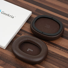 画像をギャラリービューアに読み込む, Geekria イヤーパッド Elite 互換性 パッド Bang &amp; Olufsen Beoplay H95 ヘッドホンに対応 パッド イヤー / イヤーカップ ラムスキン (栗)
