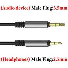画像をギャラリービューアに読み込む, Geekria ケーブル 互換性 オーディオコード ゼンハイザー Sennheiser Momentum 4, PXC 550, PXC 550 II, ACCENTUM Plus ヘッドホンケーブル、2.5mm に適合する 1.7m
