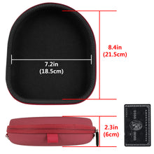 画像をギャラリービューアに読み込む, Geekria ヘッドホンケースボーズ Bose QC35, QC25, ソニー Sony WH-ULT900N, WH-CH720N, WH-1000XM5, MDRXB950BT, XB950B1, XB950N1, XB950AP 等ヘッドホン 対応ケース バッグ（赤）
