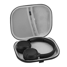 画像をギャラリービューアに読み込む, Geekria シールド ヘッドフォン ケース ソニー Sony WH-CH520/CH510、ジェイビーエル JBL T460BT、アーカーゲー AKG Y50BT などに対応、交換用ハードシェル トラベル キャリング バッグ ケーブル収納付き (ダークグレー)
