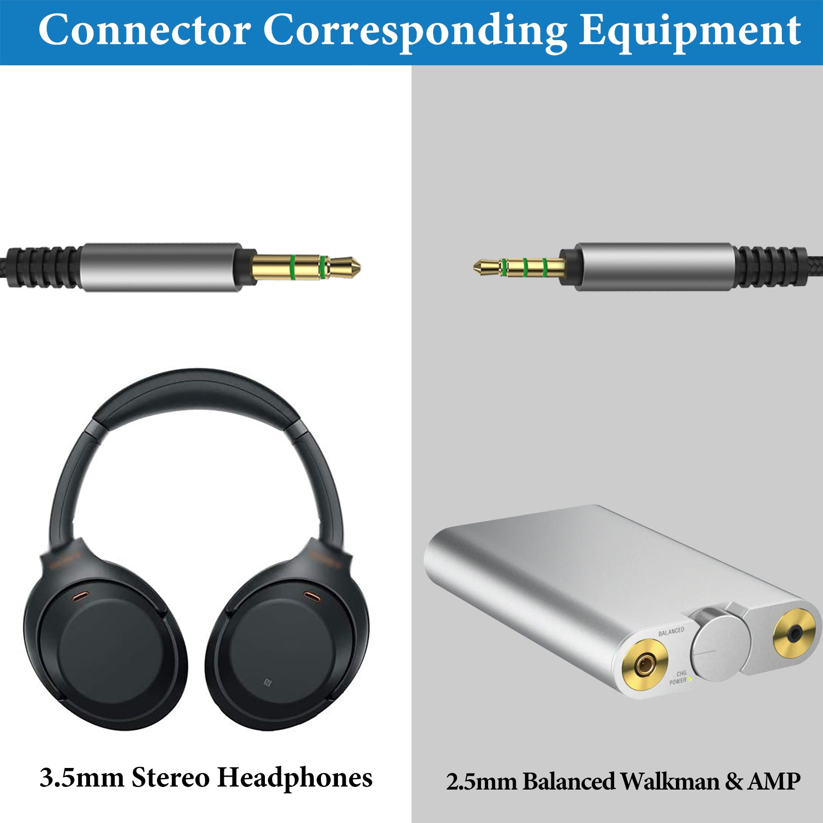 SONY ヘッドホン ブラック (WH-1000X M3)有線ケーブルあり Amazon | 交換用オーディオ WH-1000X ヘッドホン Auxケーブル