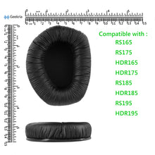 画像をギャラリービューアに読み込む, Geekria イヤーパッド QuickFit 互換性 パッド ゼンハイザー Sennheiser RS195 HDR195 RS185 HDR185 HDR175 RS175 HDR165 RS165 ヘッドホンに対応 パッド イヤー / イヤーカップ (レザーレット / プラスチックリング)
