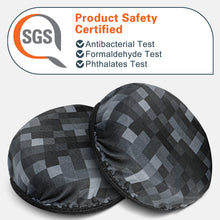 画像をギャラリービューアに読み込む, Geekria カバー 2 ペア 互換性 イヤーパッドカバー (SGS認証済) 劣化防止、防塵 ヘッドホン交換用 ストレッチニット 8-11CM ヘッドホン用 洗濯可 (中くらい / マインクラフト グレー)
