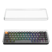 画像をギャラリービューアに読み込む, Geekria キーボード カバー ケース 互換品 Keychron K6 65% コンパクト 68キー ワイヤレス メカニカル キーボード 透明アクリルカバー 保護カバー
