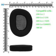画像をギャラリービューアに読み込む, Geekria イヤーパッド Comfort 互換性 パッド Turtle Beach Stealth 600 Gen2/ Gen2USB/ Gen2MAX/ Gen3(600XB)/ 500 XB Wireless ヘッドホンに対応 パッド イヤー / イヤーカップ (メッシュファブリック/ ブラック)
