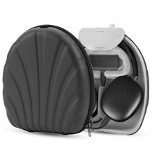 画像をギャラリービューアに読み込む, Geekria PRO 充電ヘッドホンケース アップル Apple AirPods Max2, AirPods Max対応 ハードシェル 耐久性 多層保護 (ブラック) モバイルバッテリーなし

