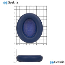 画像をギャラリービューアに読み込む, Geekria イヤーパッド QuickFit 互換性 パッド アンカー Anker Soundcore Life Q20, Q20+, Q20i, Life 2 (Not Fit for Life 2 Neo) ヘッドホンに対応 イヤパッド/イヤークッション/イヤーカッププロテインレザー (青)

