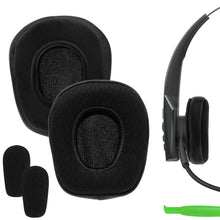 画像をギャラリービューアに読み込む, Geekria イヤーパッド Comfort 互換性 パッド BlueParrott B350 (B350-XT) Noise Cancelling ヘッドホンに対応 パッド イヤー / イヤーカップ メッシュファブリック (黒)
