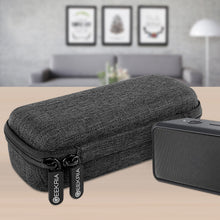 画像をギャラリービューアに読み込む, Geekria Shield スピーカーケース、アンカー Anker Soundcore ケースカバー対応、交換用ハードシェル ポータブルスピーカー保護キャリングバッグ、ケーブル収納キーチェーンフック付き (グレー)
