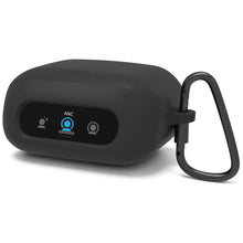 画像をギャラリービューアに読み込む, Geekria シリコン カバー 互換性 イヤホンカバー Soundcore Liberty 5 Pro by Anker 対応 True Wireless Earbuds ワイヤレスイヤホンケースカバー ワイヤレスイヤホン 外装カバー キーホルダーフック付き、ケースポートアクセス可能 、フロントLED可視 （黒）
