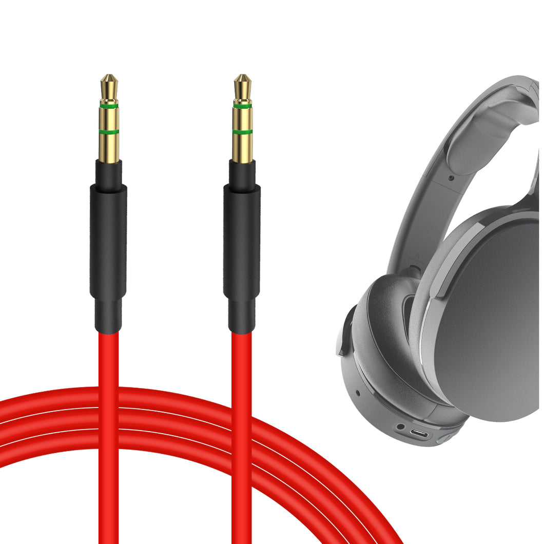Geekria ケーブル 互換性 オーディオコード スカルキャンディ Skullcandy Hesh Evo, Hesh 3, Crusher Evo, Crusher, Crusher Evo, Crusher ANC, Grind, Venue, Crusher ANC 2, Riff 2 ヘッドホンケーブル、3.5mm に適合する 1.2m