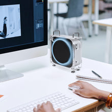 画像をギャラリービューアに読み込む, Geekria コンピュータ シャーシ スタンド、透明アクリル シャーシ ケース、アップル Apple 2024 Mac Mini デスクトップ コンピュータ、アップル Apple 2024 Mac Mini M4 / 2024 Mac Mini M4 Pro スタンドに対応 - アクセサリ（透明）
