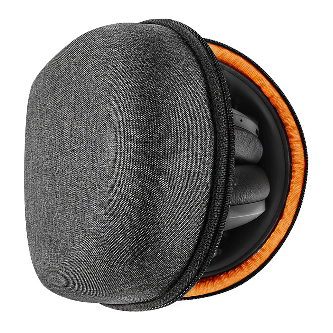 Geekria ケース Shield ヘッドホンケース 互換性 ハードケース 旅行用 ハードシェルケース ボーズ JLab, ブイモーダ V-MODA に対応 収納ポーチ付属 (ダークグレー)