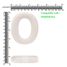 画像をギャラリービューアに読み込む, Geekria イヤーパッド QuickFit 互換性 パッド エディファイアー Edifier W860NB Pro ( Not Compatible with Edifier W860NB Gen1 ) ヘッドホンに対応 パッド イヤー / イヤーカップ ( プロテインレザー/ホワイト)
