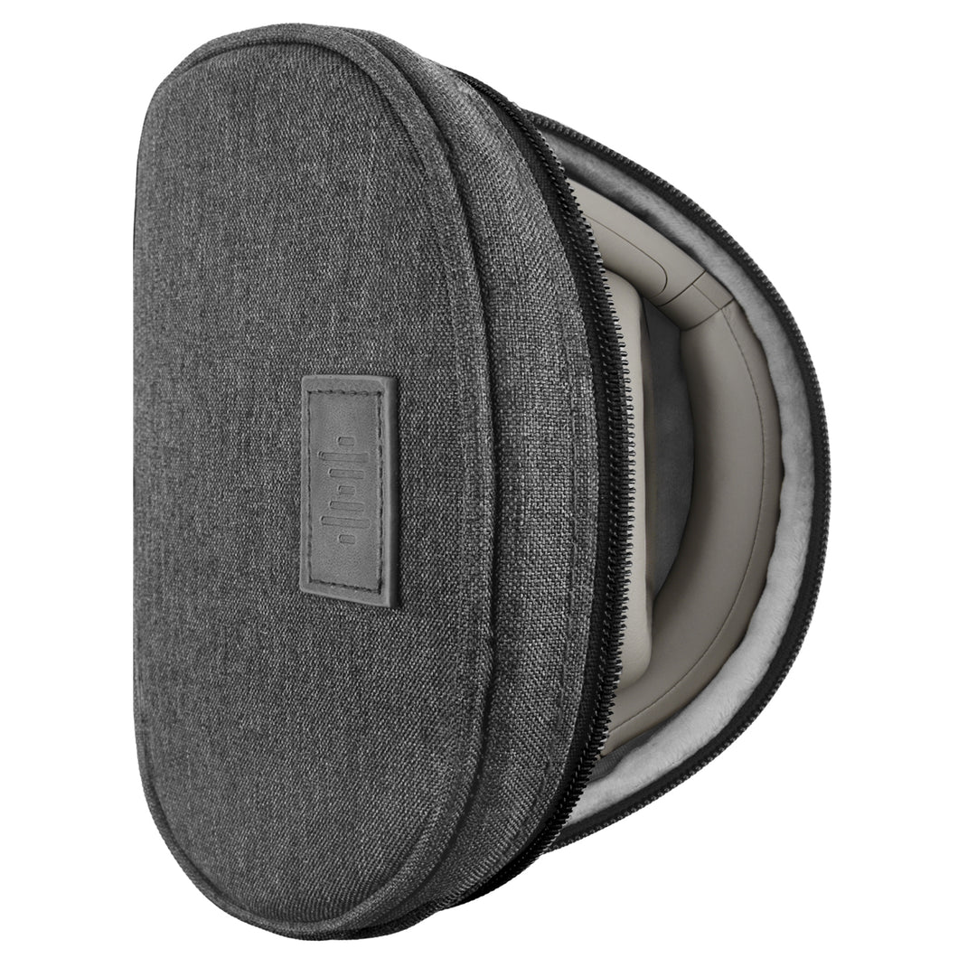 Geekria ケース ヘッドホンケース 互換性 バッグ 旅行用 ケース ソニー Sony WH-H910N R, WH-H910N L, WH-H910N G, WH-H910N D, WH-H910N B, WH-H900N, WH-H810, WH-1000XM4, WH-1000XM3, WH-1000XM2 に対応 収納ポーチ付き (ブラックペブルレザー)