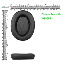 画像をギャラリービューアに読み込む, Geekria イヤーパッド QuickFit 互換性 パッド エディファイアー Edifier W800BT (CMIIT ID:2019DP1007) ヘッドホンに対応 パッド イヤー / イヤーカップ ( プロテインレザー / ブラック )
