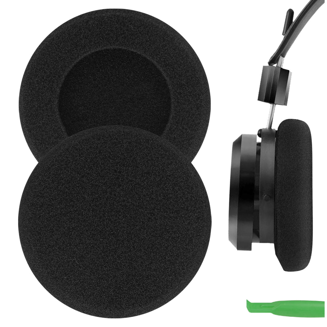Geekria イヤーパッド Comfort 互換性 パッド グラド GRADO SR60, SR80, SR125, SR225, M1 ヘッドホンに対応 パッド イヤー / イヤーカップ スポンジ ( ブラック )