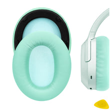 画像をギャラリービューアに読み込む, Geekria イヤーパッド QuickFit 互換性 パッド エディファイアー Edifier W820NB ヘッドホンに対応 パッド イヤー / イヤーカッププロテインレザー (緑)
