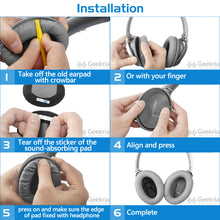 画像をギャラリービューアに読み込む, Geekria イヤーパッド QuickFit 互換性 パッド ボーズ Bose New QuietComfort QC45, QC35, QC35 ii, QC25, QC15, QC2, AE2, AE2i, AE2w, SoundTrue, SoundLink AE 2 ヘッドホンに対応 パッド イヤー / イヤーカップ プロテインレザー (砂岩)
