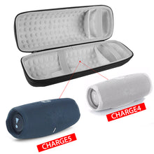 画像をギャラリービューアに読み込む, Geekria ケース 互換性 Shield スピーカーケース ハードケース 旅行用 ハードシェルケース JBL Charge 5, Charge 4 に対応 収納ポーチ付属 (ブラック)
