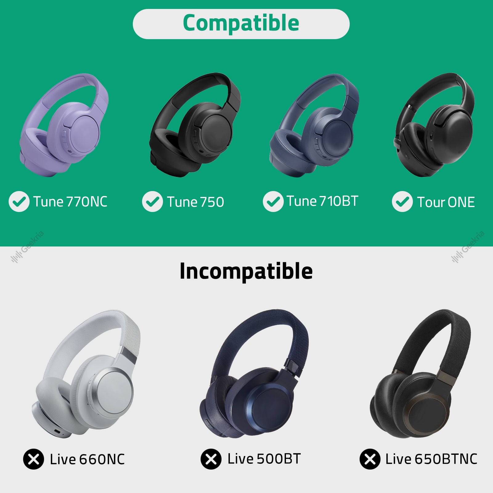 Geekria ケース Sheild ヘッドホンケース 互換性 ハードケース 旅行用