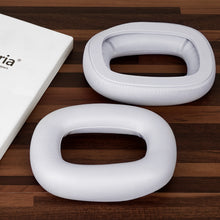 画像をギャラリービューアに読み込む, Geekria イヤーパッド QuickFit 互換性 パッド ロジクール Logicool G Astro A30 ヘッドホンに対応 パッド イヤー / イヤーカップ プロテインレザー (ホワイト)
