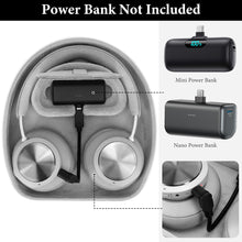 画像をギャラリービューアに読み込む, Geekria PRO 充電ヘッドホンケース ゼンハイザー Sennheiser、アンカー Soundcore、グアンドオルフセン B&amp;O などのヘッドセットに対応 ハードシェル 耐久性 多層保護 旅行用キャリーバッグ (ホワイト)
